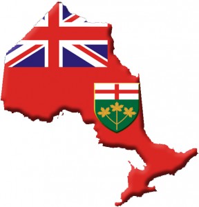 Ontario Canada Flag